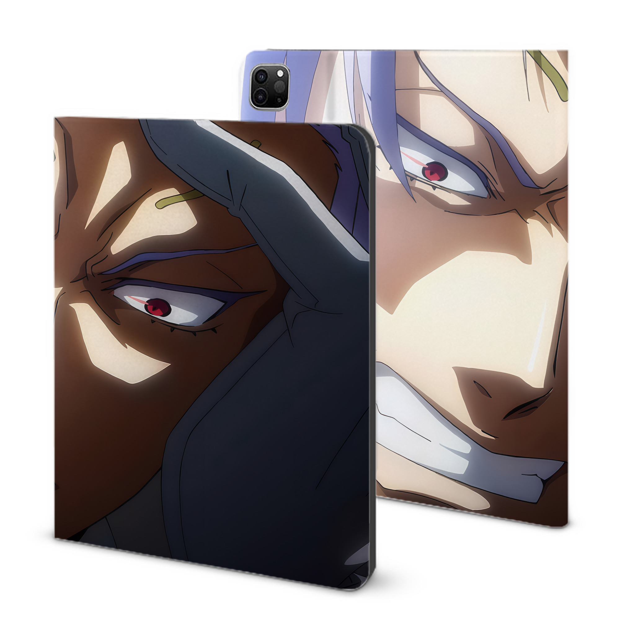 （画像用） 転スラ Regarding Reincarnated to Slime IPad ケース ブック型 PUレザー TPU 耐衝撃 軽量 薄型 ペン収納なし 全面保護 IPad 各モデル対応